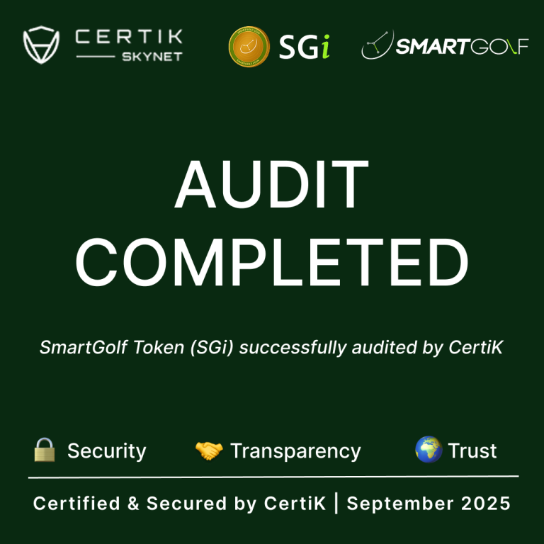 SmartGolf Completes CertiK Audit
